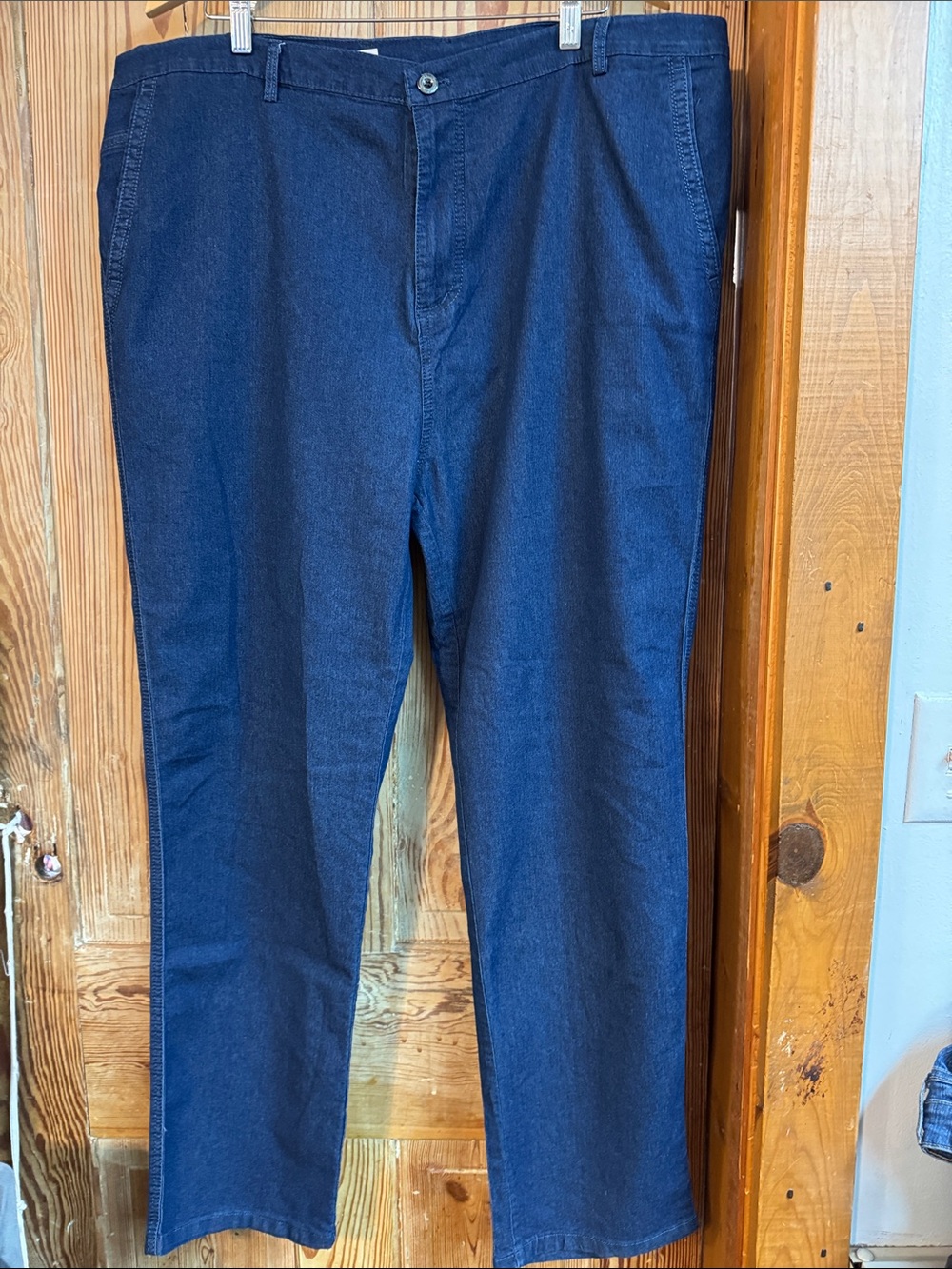Classic Men's Navy Chino Pants 44x32 large deep pockets